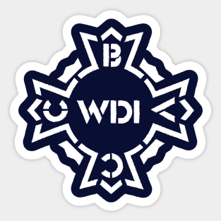 WDI Buena Vista Construction Company Sci-Fi Dine-In symbol Sticker